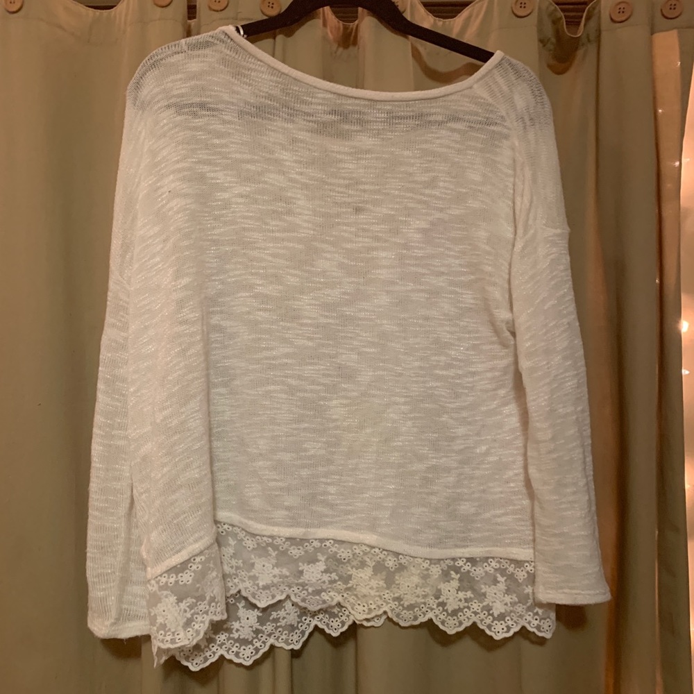 Long sleeve white blouse. Worn few times.
